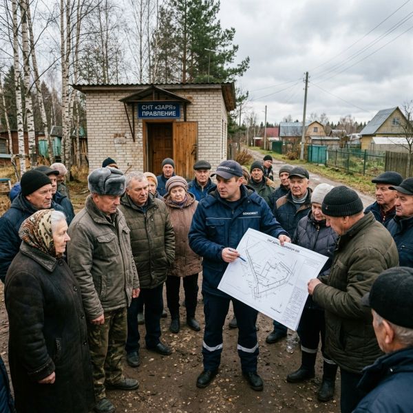 Кто принимает решение о передаче сетей СНТ
